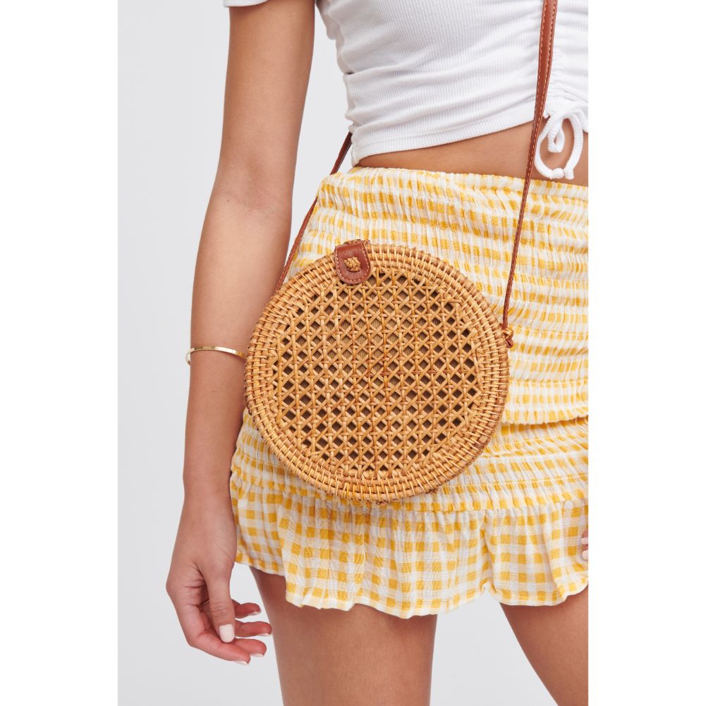 Woman wearing Natural Urban Expressions Zanzibar Crossbody 840611167613 View 1 | Natural
