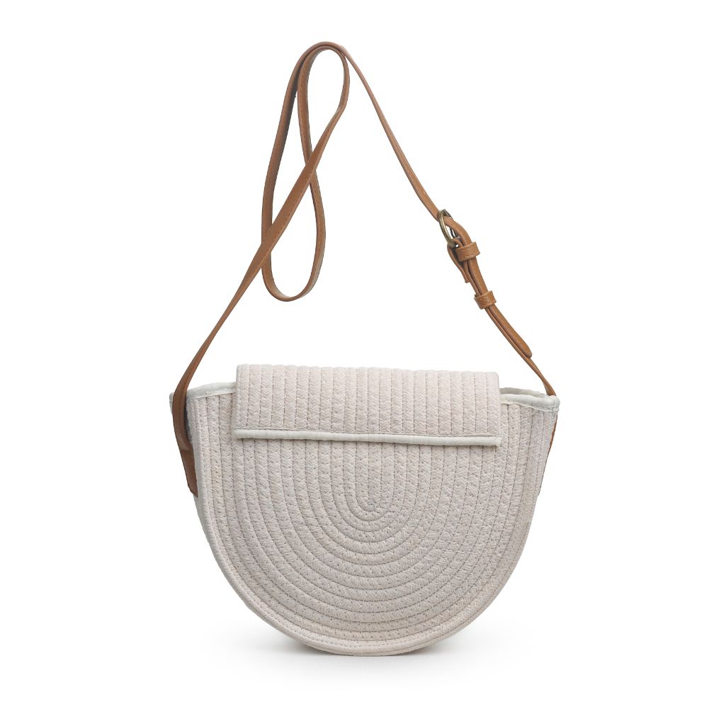 Product Image of Urban Expressions Leland Crossbody 840611171627 View 3 | White