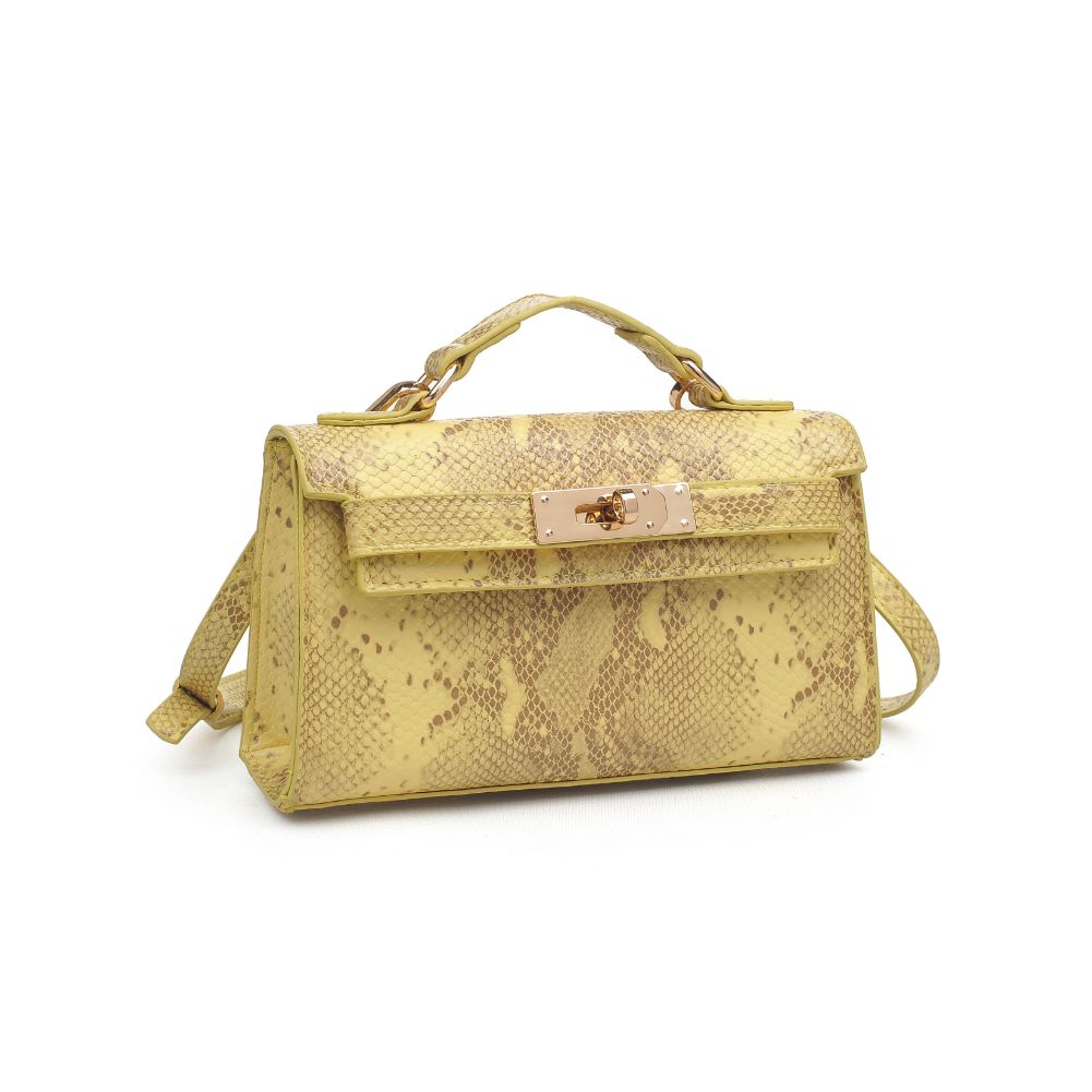 Product Image of Urban Expressions Georgina Snake Crossbody 840611171986 View 6 | Canary