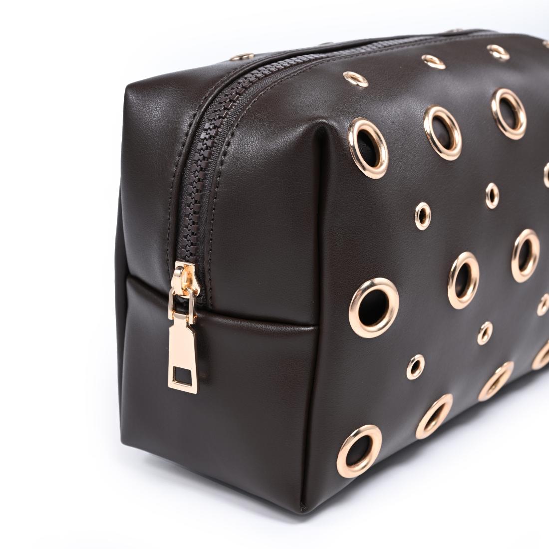 Urban Essentials Grommet Revival Cosmetic & Travel Organizer Pouch 840504210556 View 8 | Espresso