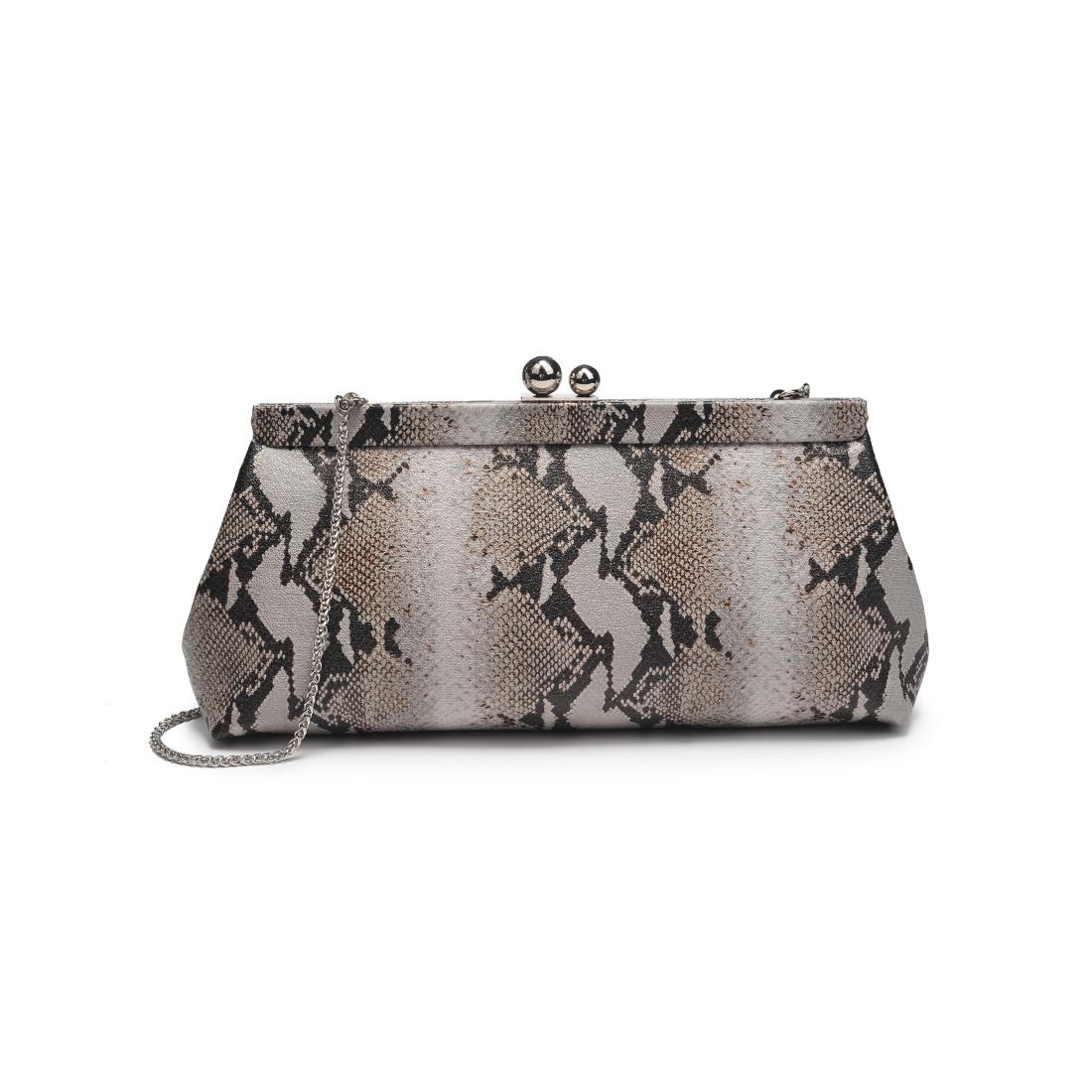 Product Image of Urban Expressions Joplin - Kisslock Clutch 840504200762 View 5 | Grey Multi
