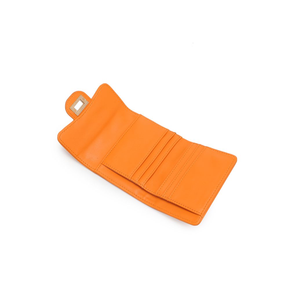 Woman wearing Tangerine Urban Expressions Shantel - Quilted Wallet 840611118981 View 9 | Tangerine