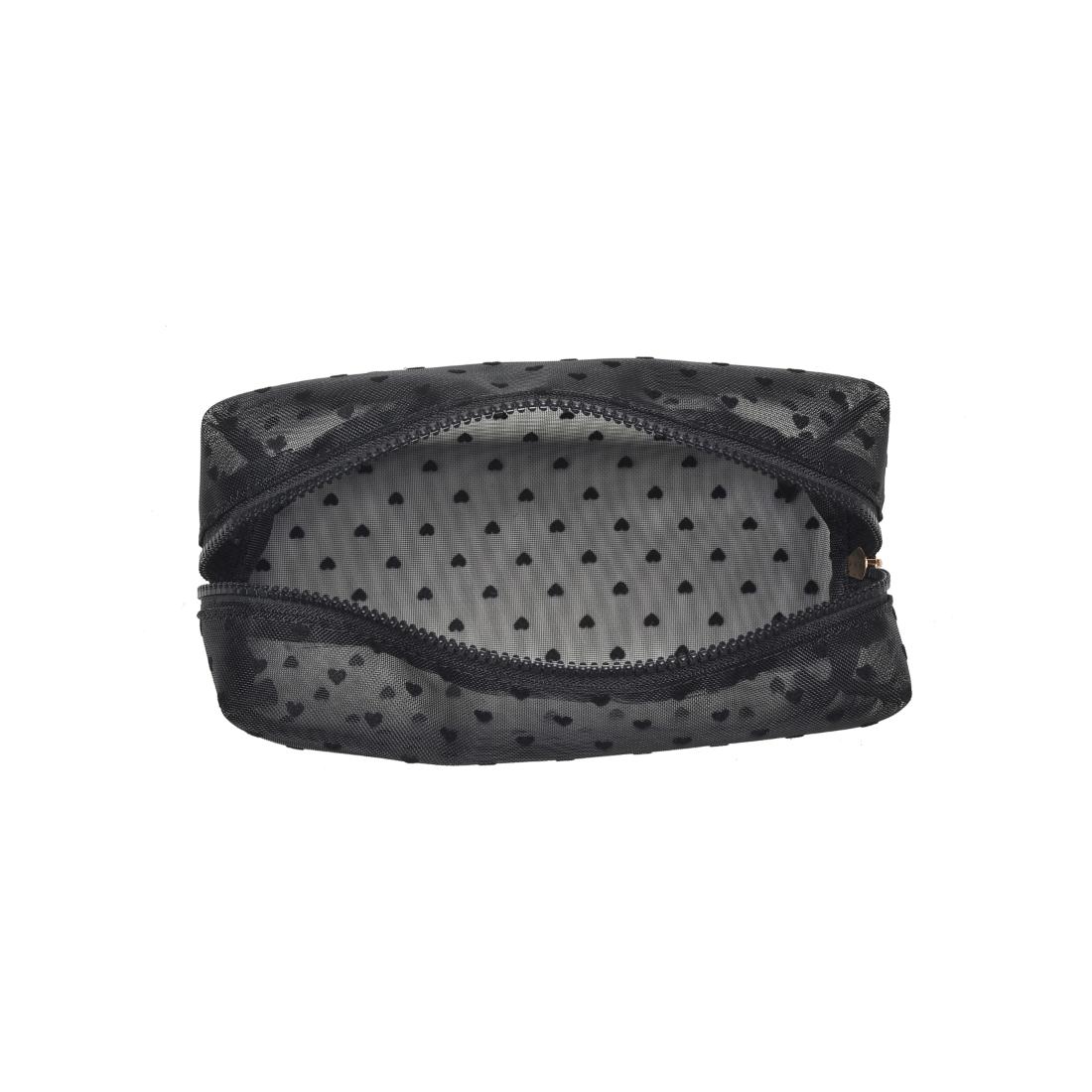 Urban Essentials See Through You Cosmetic & Travel Organizer Pouch 840611197078 View 8 | Black