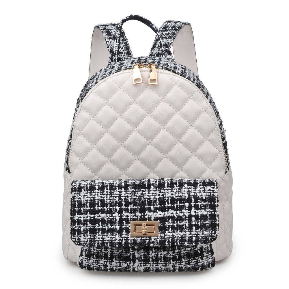 Product Image of Urban Expressions Flynn Backpack 840611151179 View 1 | White