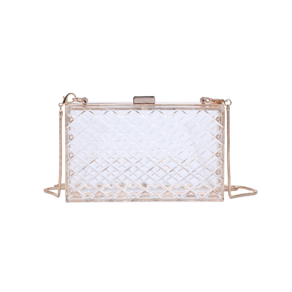 Product Image of Urban Expressions Doja Evening Bag 840611177452 View 7 | Clear