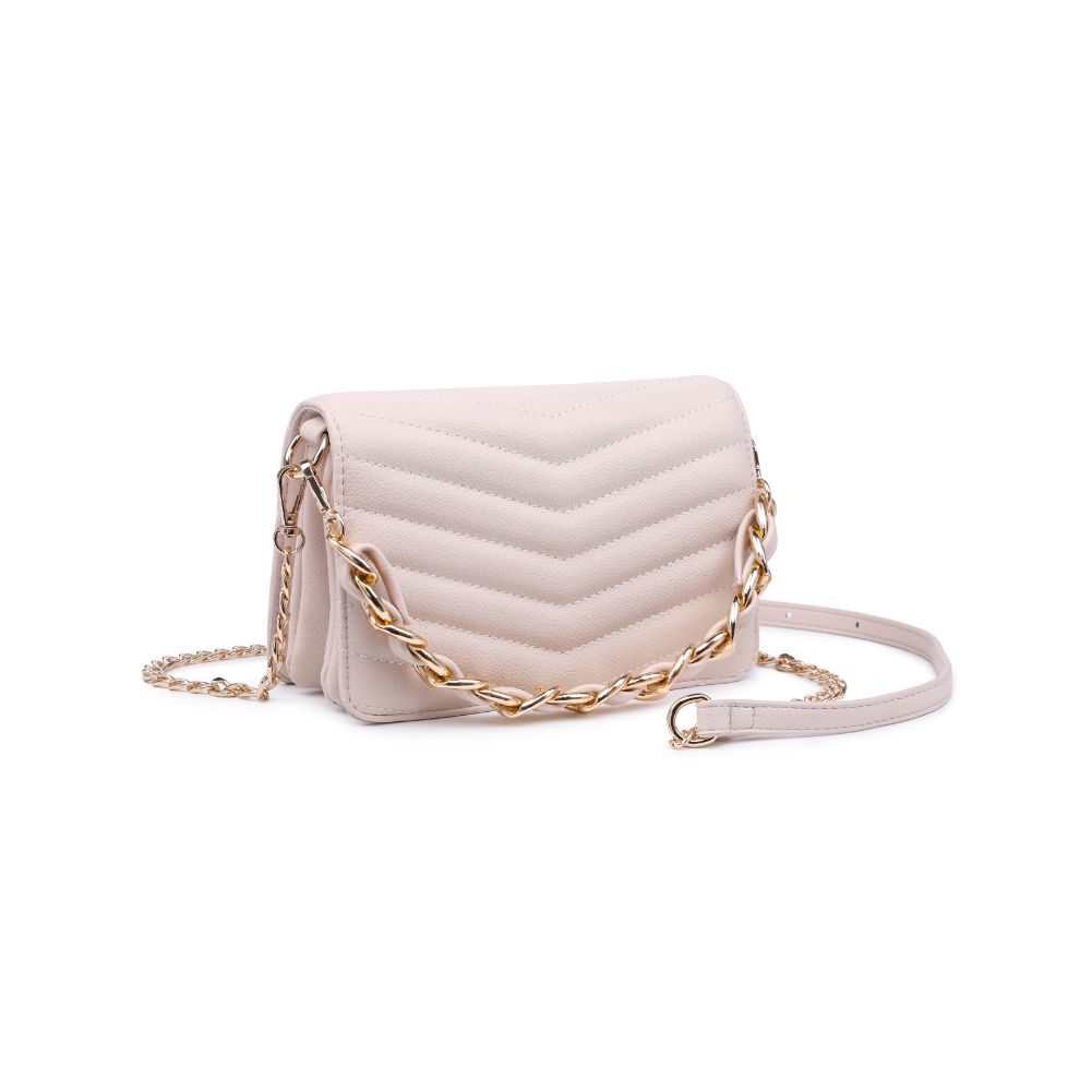 Product Image of Urban Expressions Genny - Chevron Stitch Crossbody 818209011099 View 6 | Oatmilk