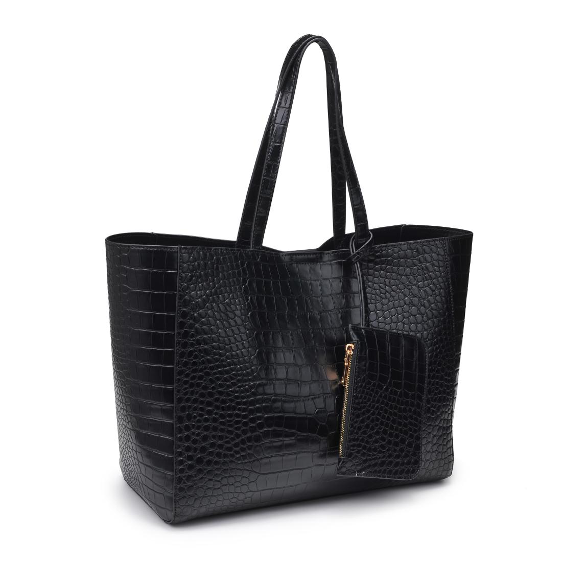 Product Image of Urban Expressions Tiffany Tote 840611198976 View 6 | Black