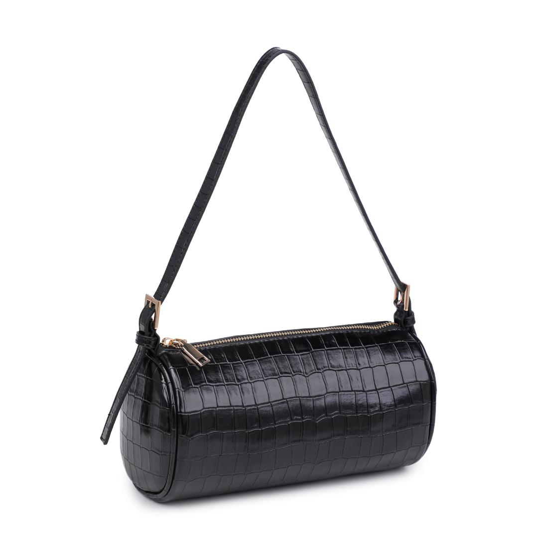 Product Image of Urban Expressions Rachel - Croco Shoulder Bag 840611199485 View 6 | Black