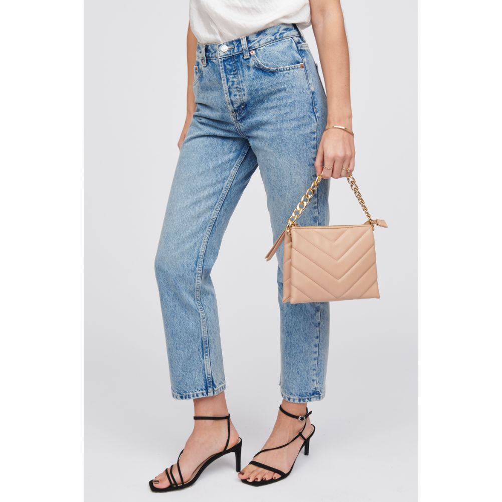 Woman wearing Natural Urban Expressions Andie Crossbody 818209015622 View 2 | Natural