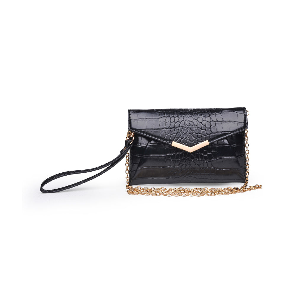 Product Image of Urban Expressions Juno Croc Wristlet 840611167699 View 1 | Black