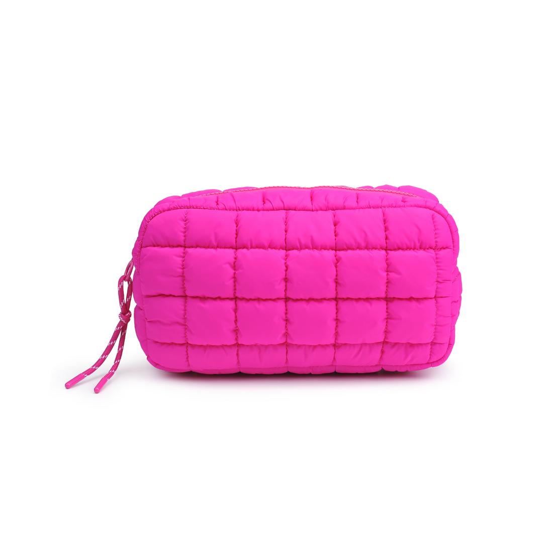 Urban Essentials Cloud Nine - Puffer Cosmetic & Travel Organizer Pouch 840611143778 View 5 | Fuchsia