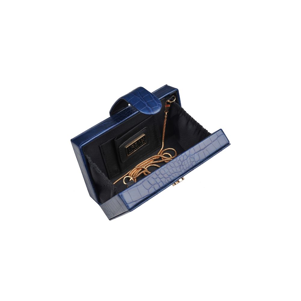 Product Image of Urban Expressions Bianca Clutch 840611165091 View 4 | Navy