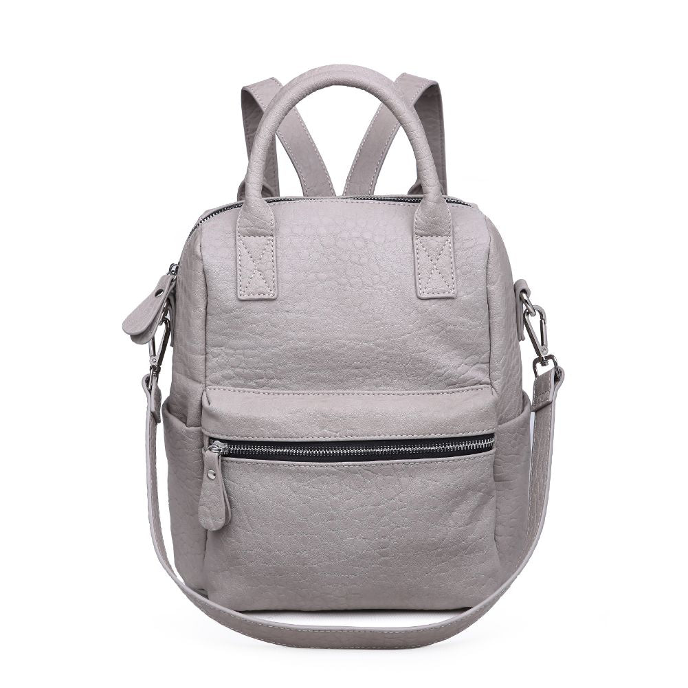Product Image of Urban Expressions Andre Textured Backpack NA-840611164476 View 1 | Grey