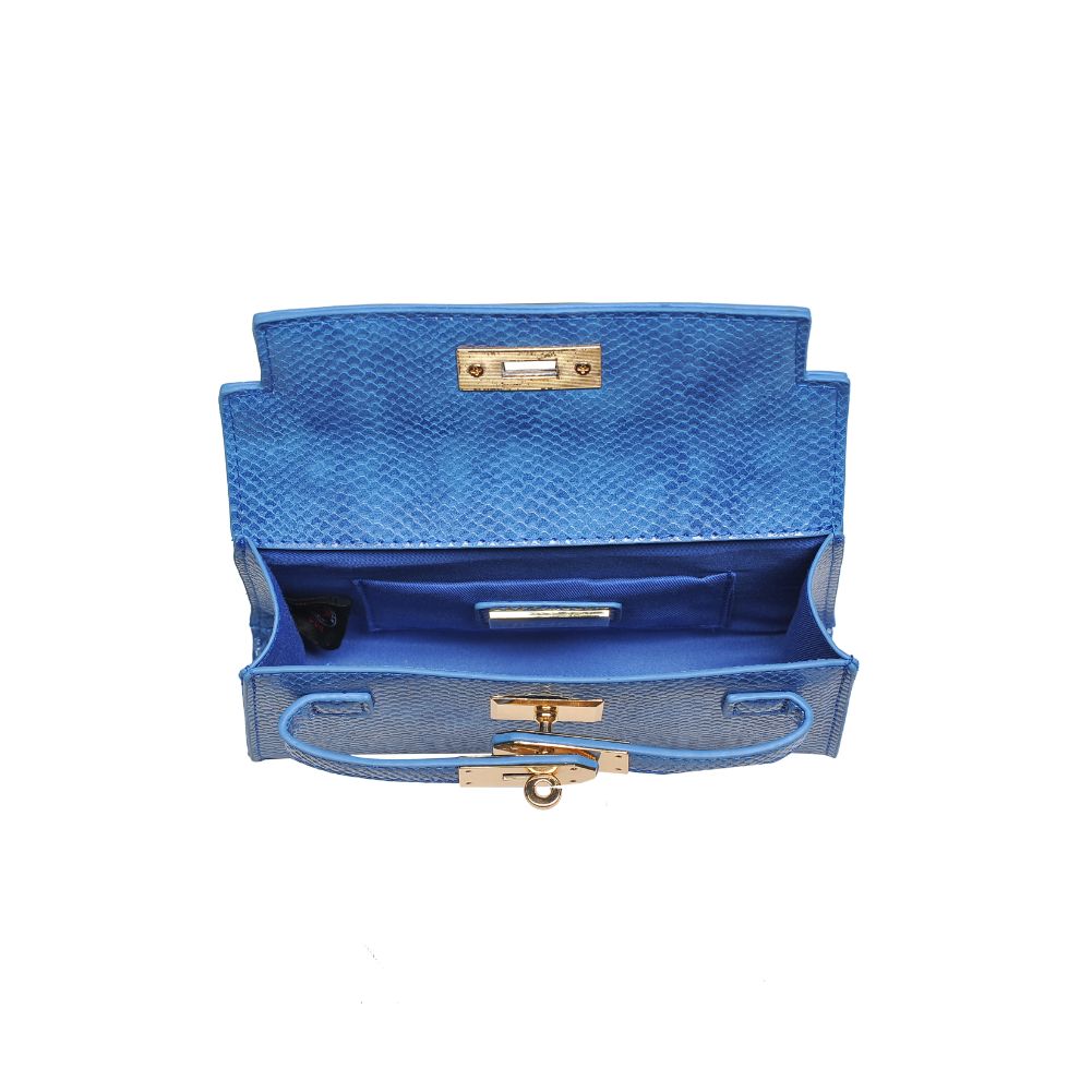 Product Image of Urban Expressions Georgina Snake Crossbody 840611181275 View 8 | Blue