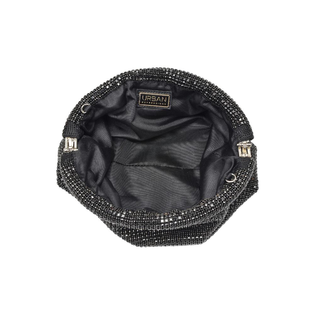 Woman wearing Black Urban Expressions Mariah Evening Bag 840611129970 View 9 | Black