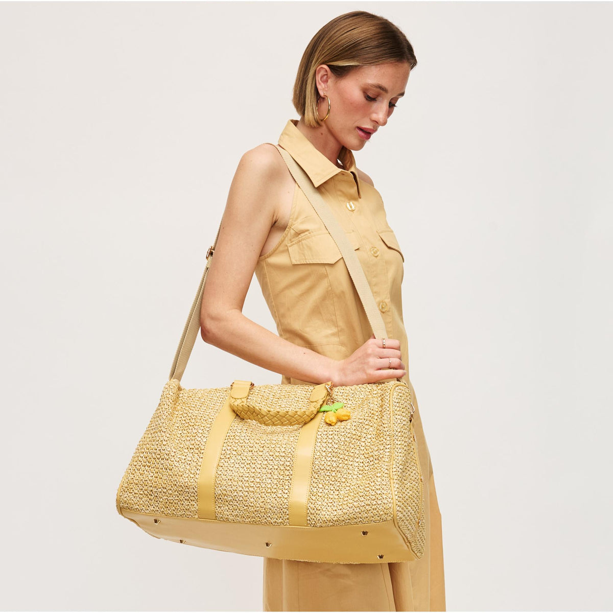 Woman wearing Natural Urban Expressions Coastal Escape Weekender 840611145741 View 1 | Natural
