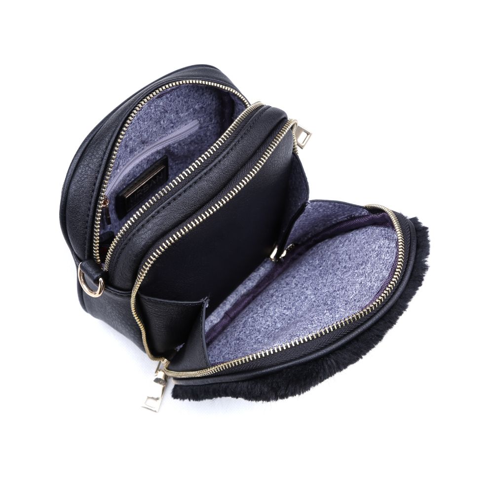 Woman wearing Black Urban Expressions Sylvester Crossbody NA-840611140067 View 9 | Black