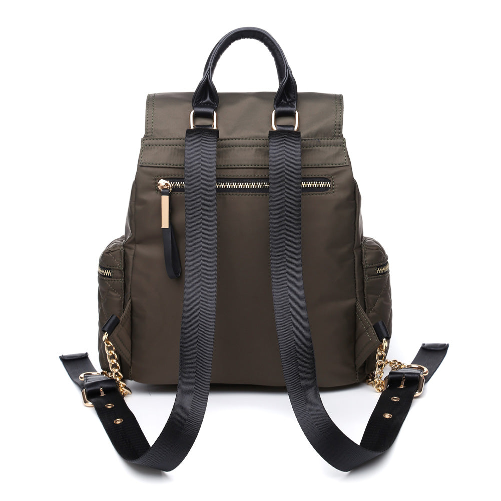 Product Image of Urban Expressions Waltz Backpack NA-840611154897 View 3 | Olive
