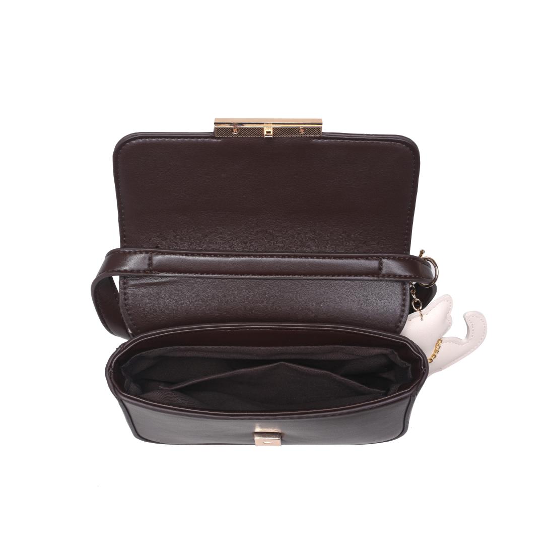 Product Image of Urban Expressions Bixel Crossbody 818209019521 View 4 | Chocolate