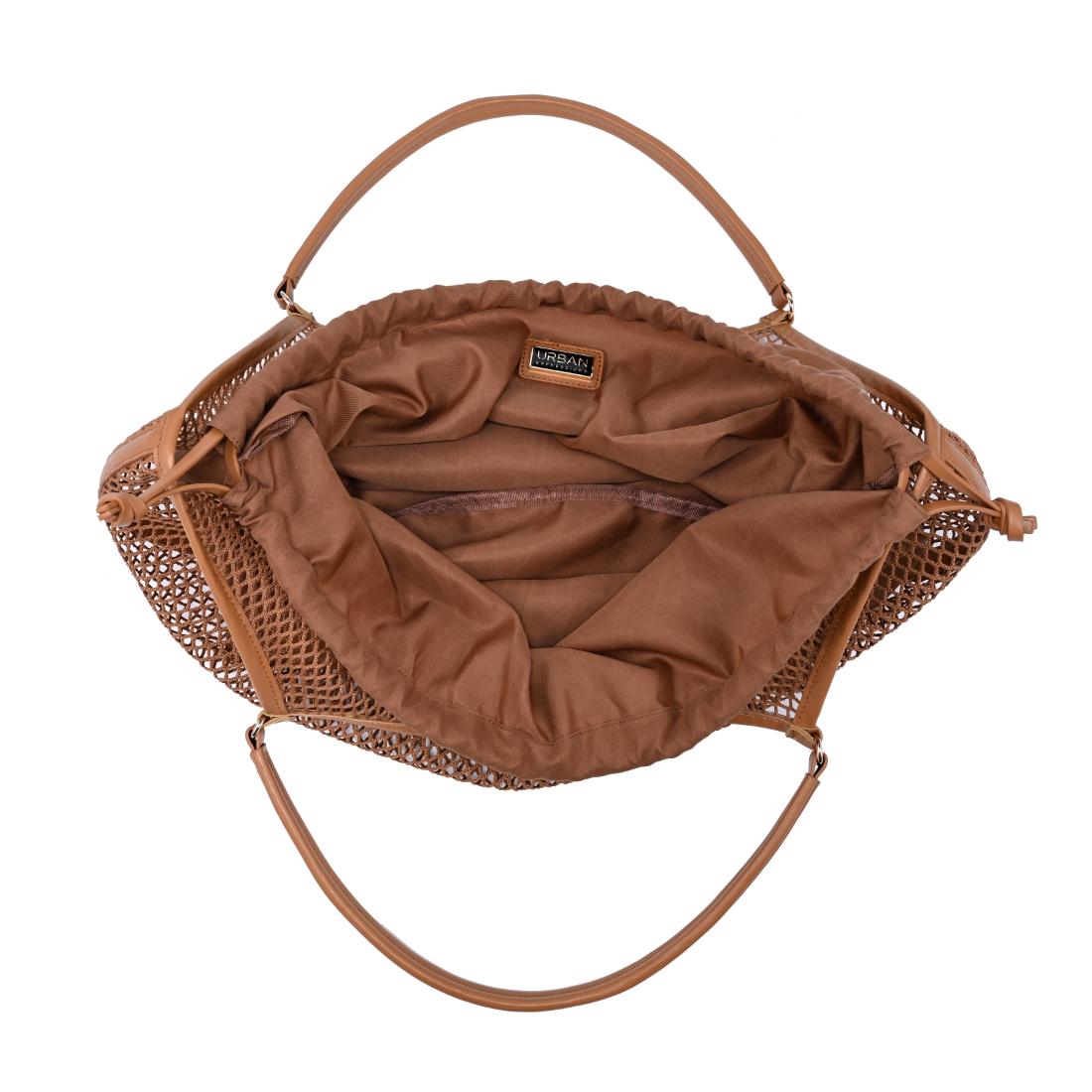 Woman wearing Tan Urban Expressions Easton Tote 840504205217 View 9 | Tan