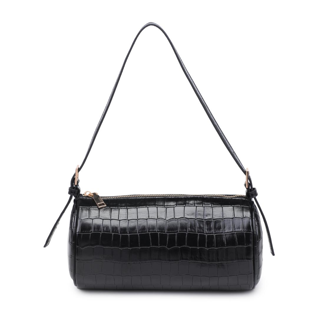 Product Image of Urban Expressions Rachel - Croco Shoulder Bag 840611199485 View 5 | Black