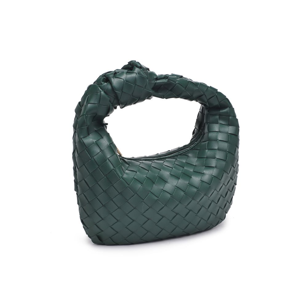 Product Image of Urban Expressions Tracy - Woven Clutch 840611109675 View 6 | Hunter Green