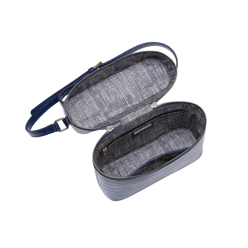 Product Image of Urban Expressions Rogue Croc Crossbody NA-840611155337 View 4 | Navy