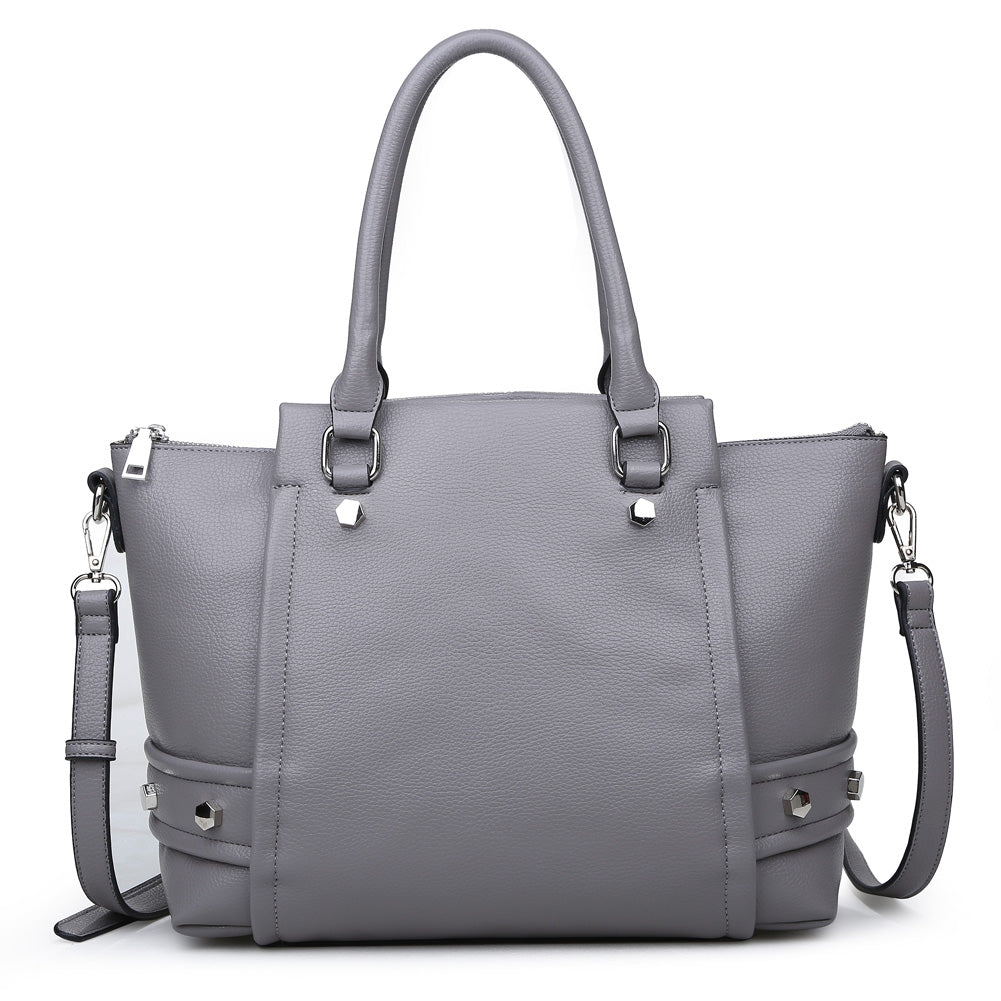 Product Image of Urban Expressions Frankie Satchel NA-840611149541 View 1 | Grey