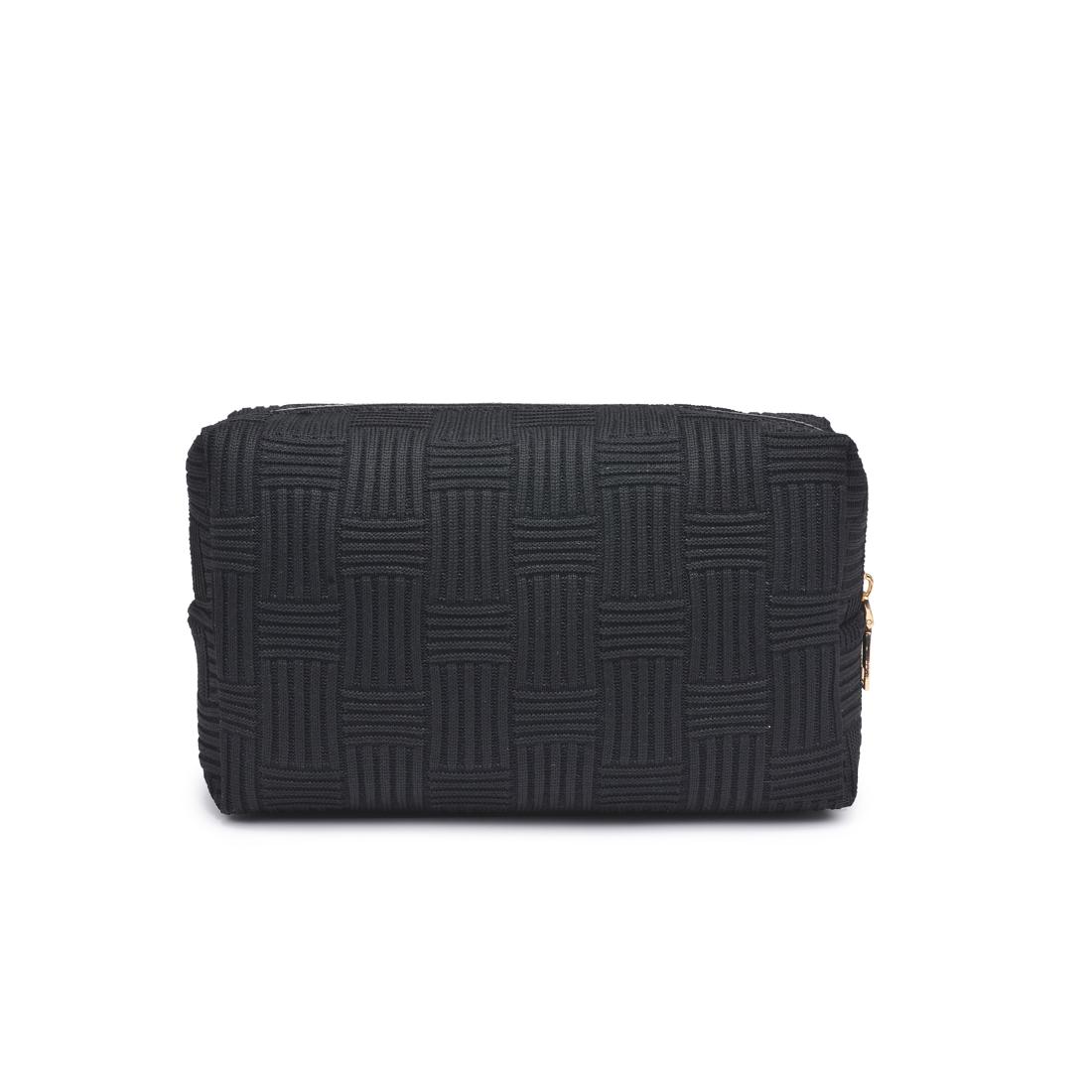 Urban Essentials Hatchway Cosmetic & Travel Organizer Pouch 840611197740 View 7 | Black