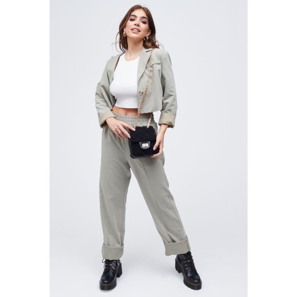 Woman wearing Black Urban Expressions Dorper Crossbody 818209010078 View 3 | Black