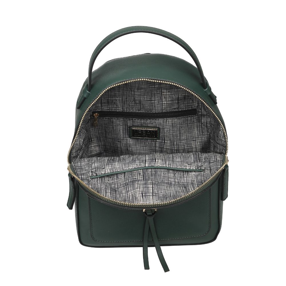 Product Image of Urban Expressions Gemma Backpack 840611165633 View 4 | Hunter Green