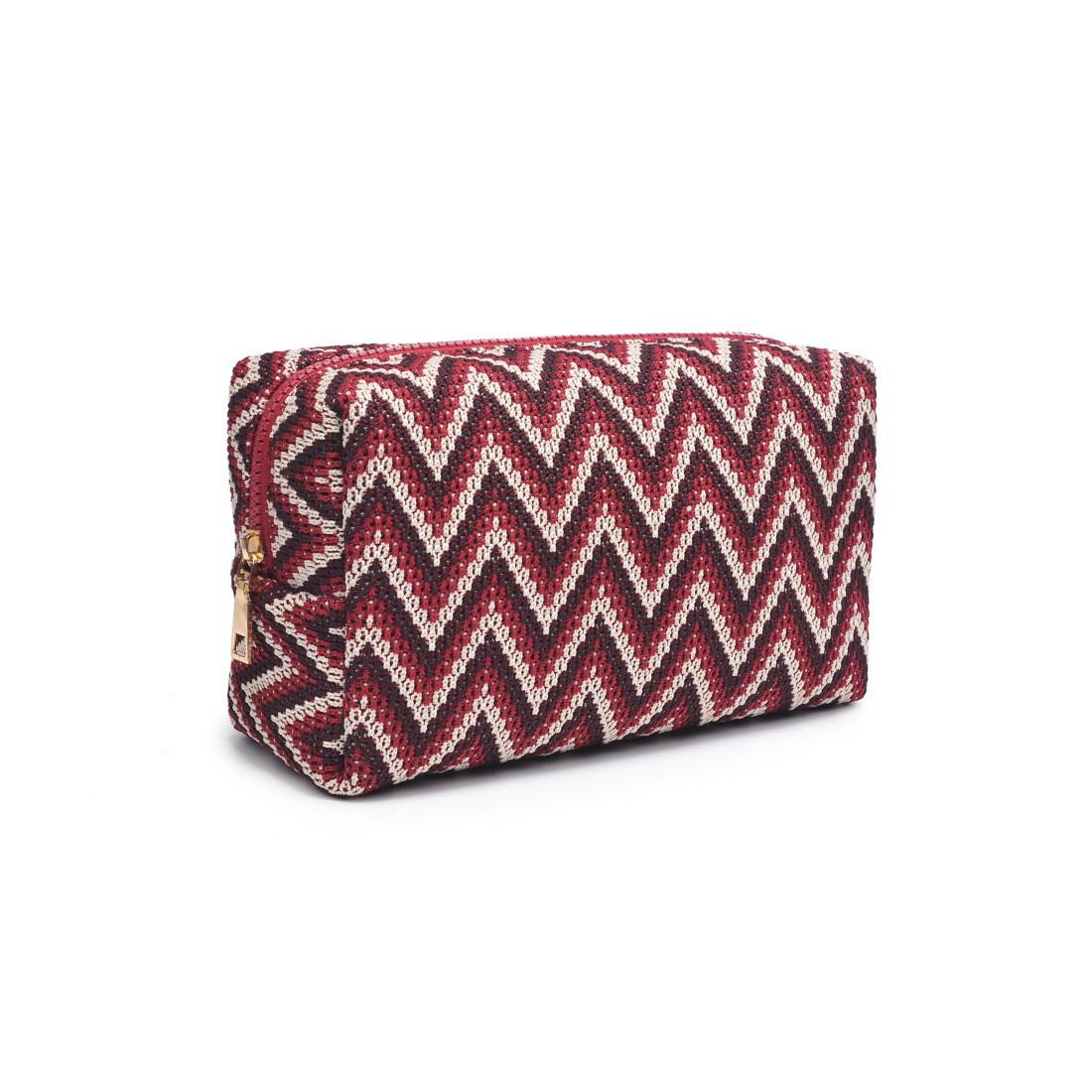 Urban Essentials V-Muse Cosmetic & Travel Organizer Pouch 840611197788 View 6 | Red Multi