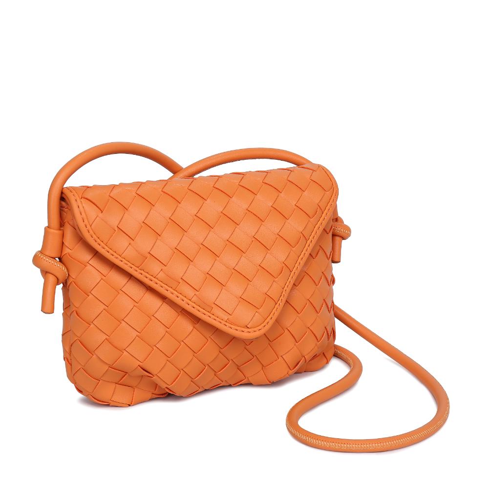 Woman wearing Orange Urban Expressions Kylo Crossbody 840611124418 View 6 | Orange