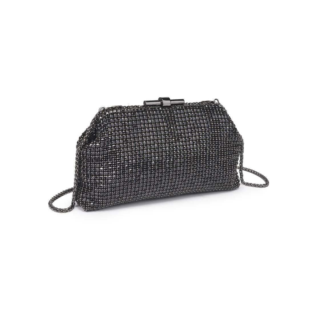 Product Image of Urban Expressions Delfina Evening Bag 840611198648 View 6 | Black