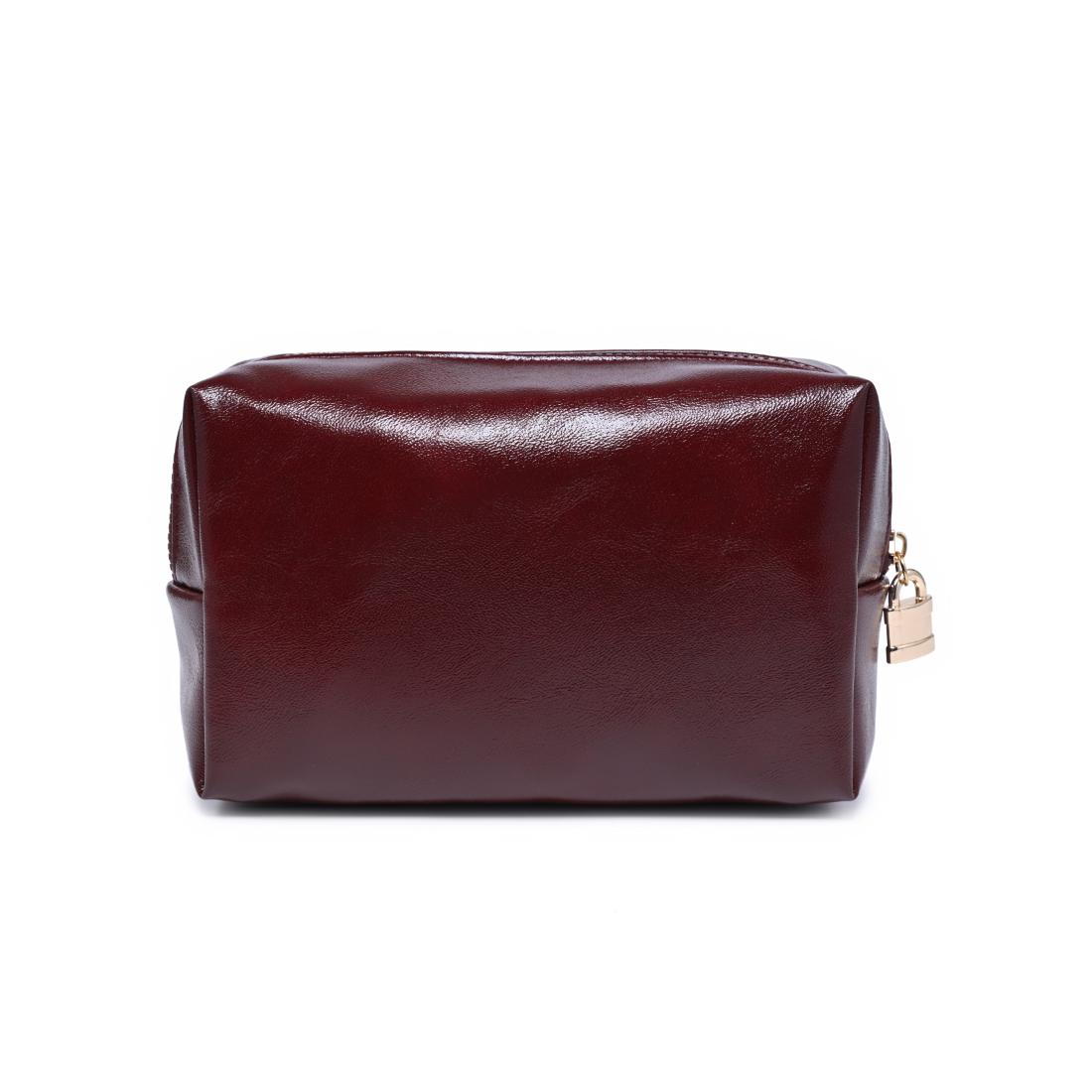 Urban Essentials The Vault Cosmetic & Travel Organizer Pouch 840504210075 View 7 | Burgundy