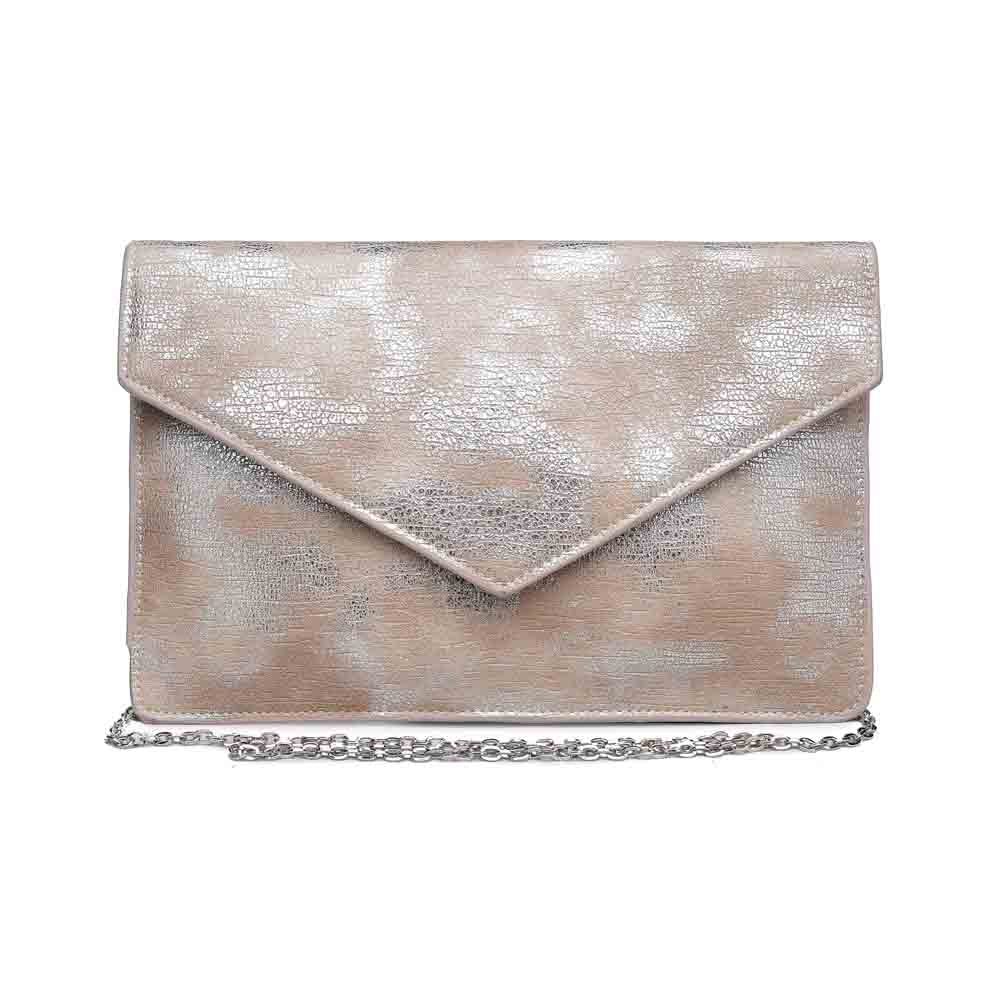 Product Image of Urban Expressions Diva Metallic Clutch 840611119025 View 1 | Natural