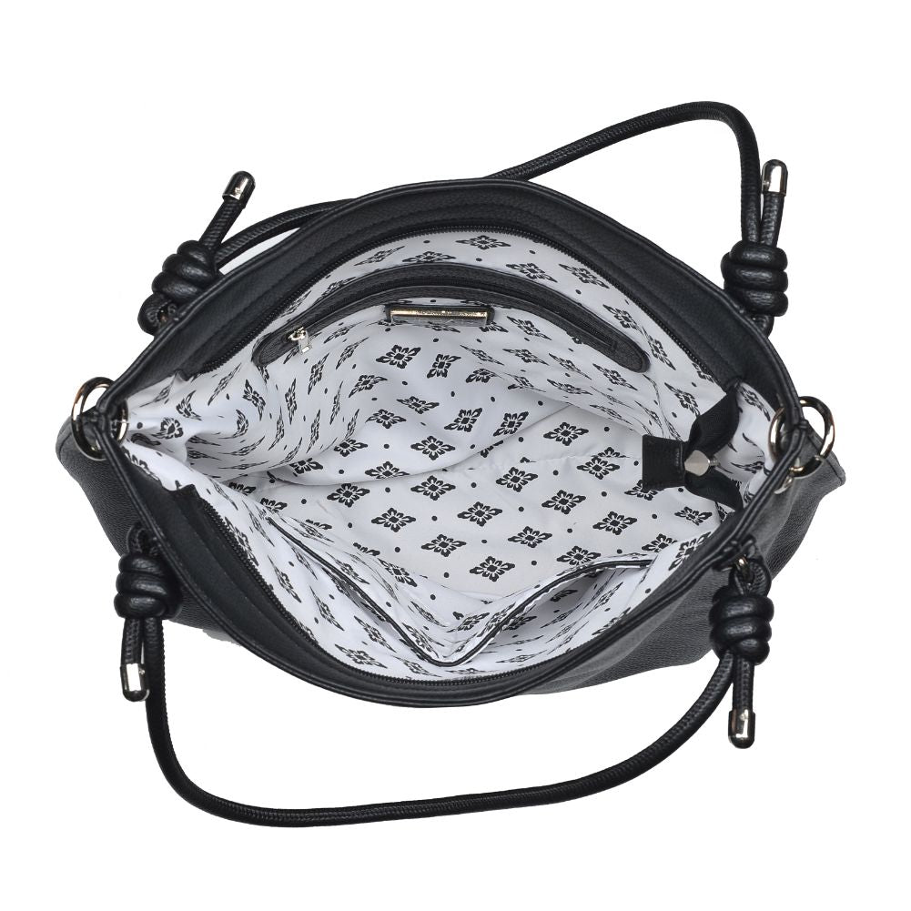 Product Image of Urban Expressions Devan Hobo 840611170330 View 4 | Black