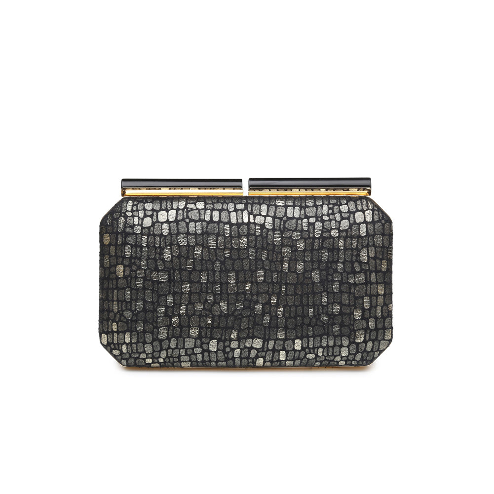 Product Image of Urban Expressions Meghan Clutch NA-840611157133 View 3 | Bronze