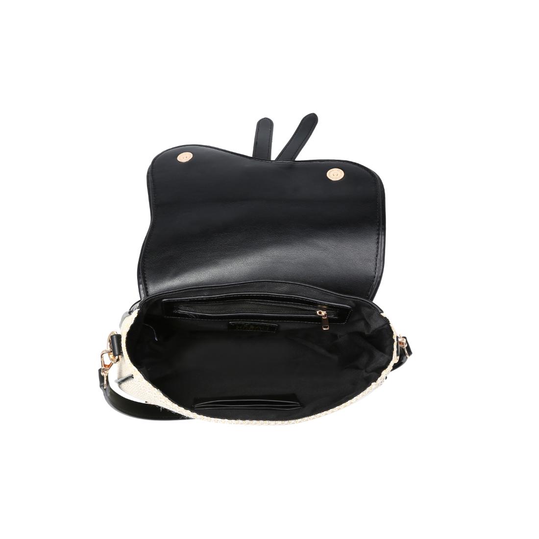 Product Image of Urban Expressions Elsie Crossbody 840504203053 View 4 | Ivory Black