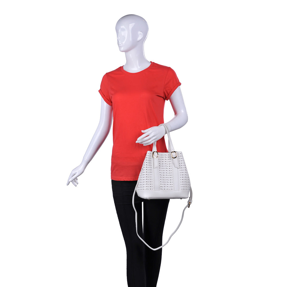 Product Image of Urban Expressions Magnolia Tote NA-840611158857 View 5 | Ivory