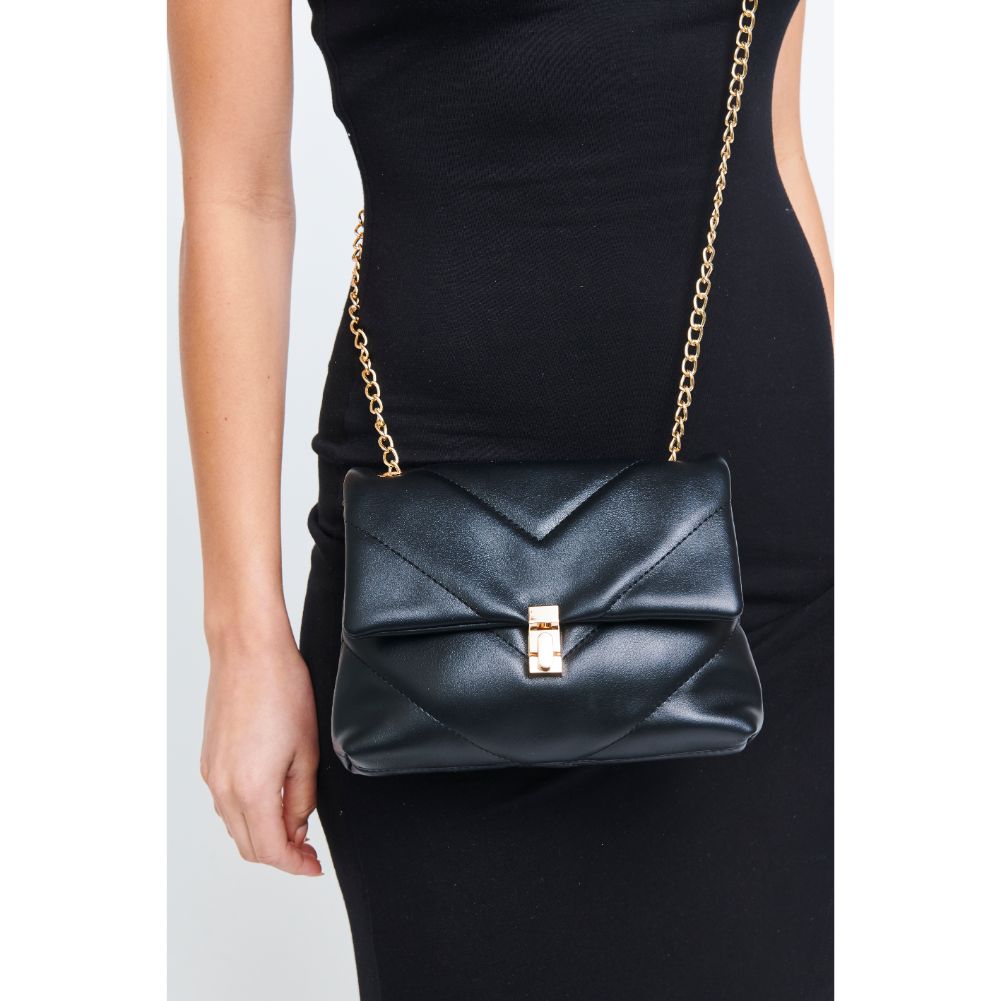 Woman wearing Black Urban Expressions Samantha Crossbody 840611178893 View 1 | Black