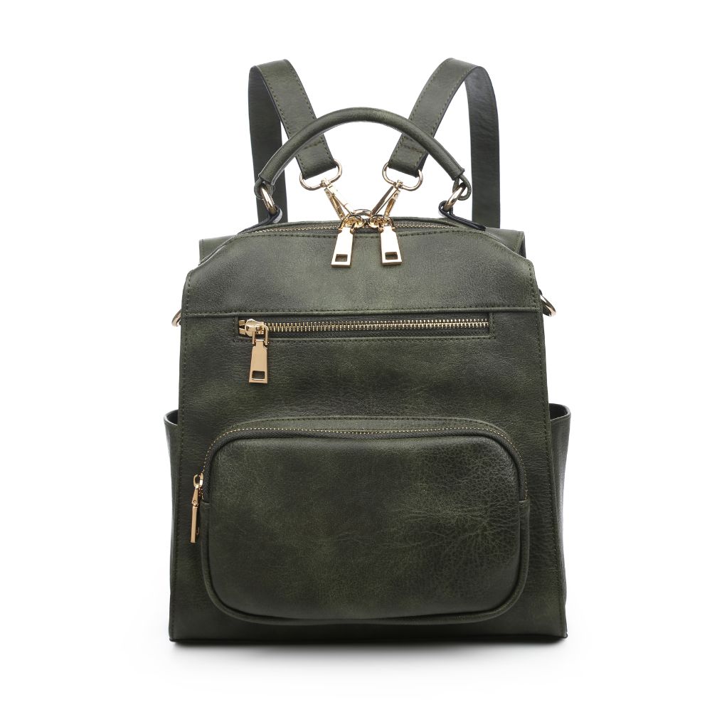 Product Image of Urban Expressions Miles Backpack NA-840611166753 View 5 | Olive