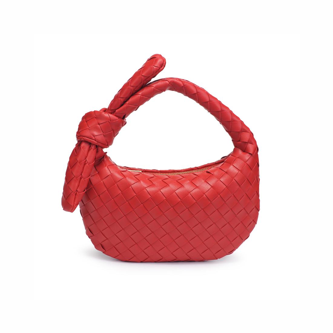 Woman wearing Red Urban Expressions Lizbeth Clutch 840611148063 View 5 | Red