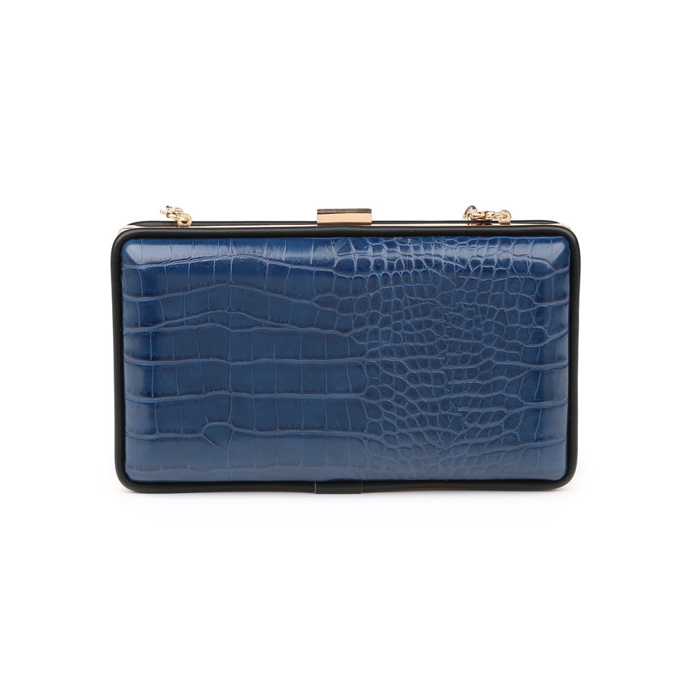 Product Image of Urban Expressions Elizabeth Clutch NA-840611157188 View 3 | Navy
