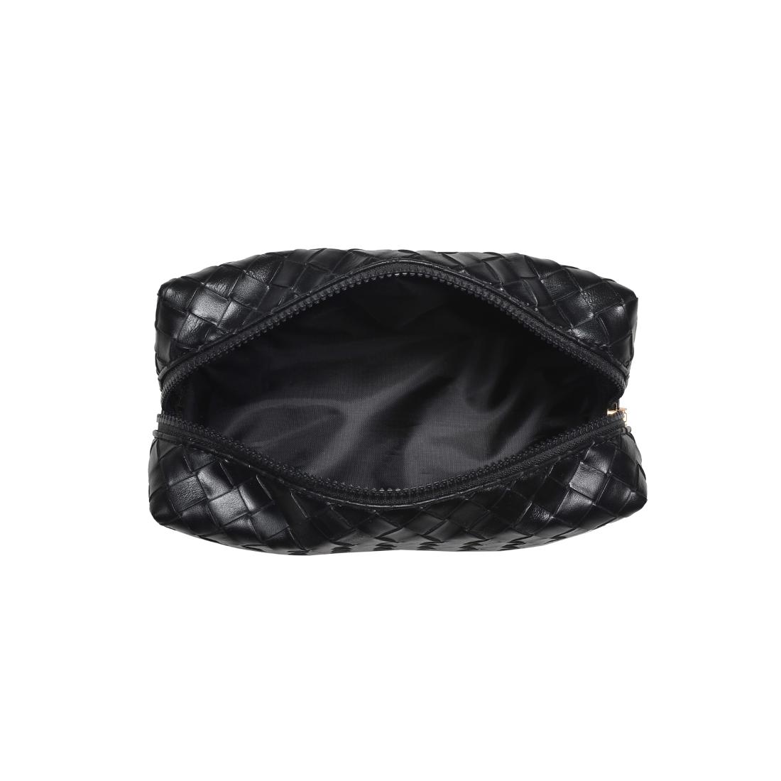 Urban Essentials Weave & Wander Cosmetic & Travel Organizer Pouch 840611197832 View 8 | Black