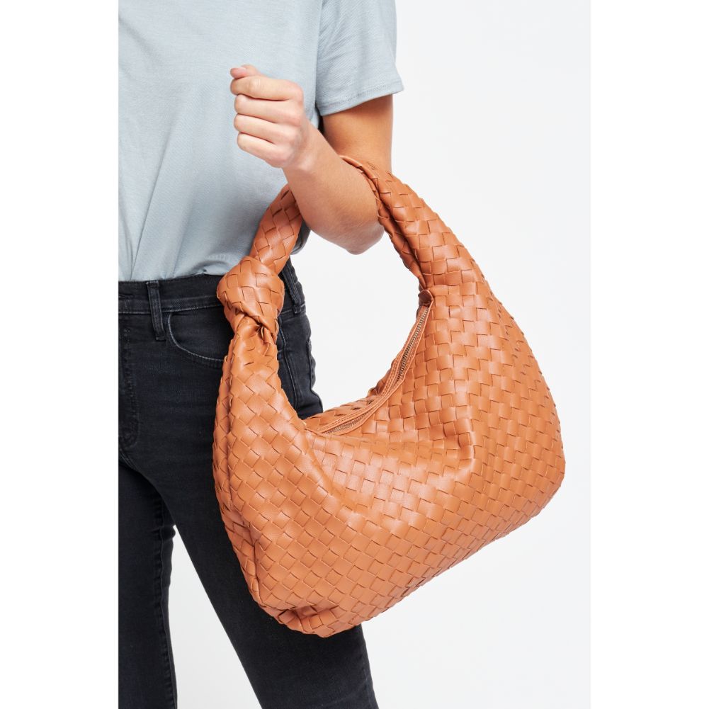 Woman wearing Whisky Urban Expressions Vanessa Hobo 840611179777 View 2 | Whisky