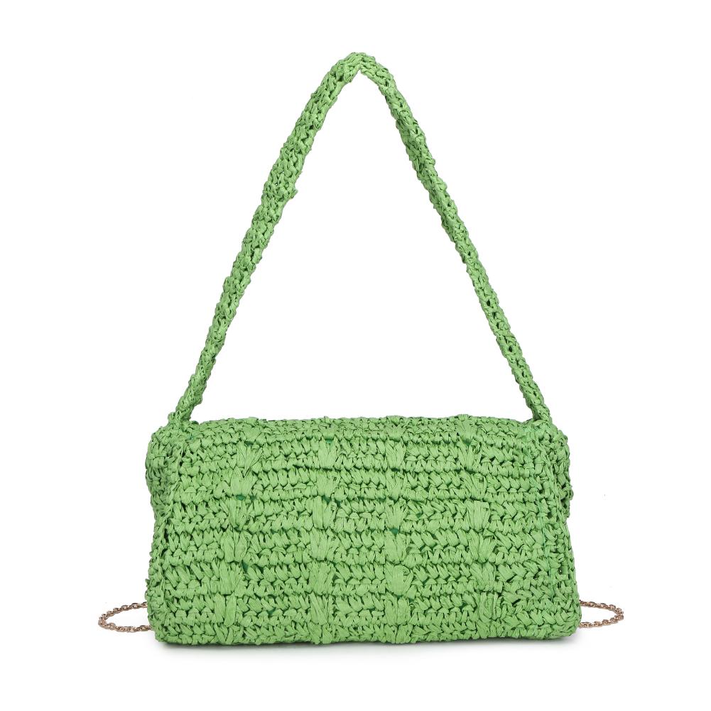 Woman wearing Green Urban Expressions Anika Crossbody 840611124623 View 7 | Green