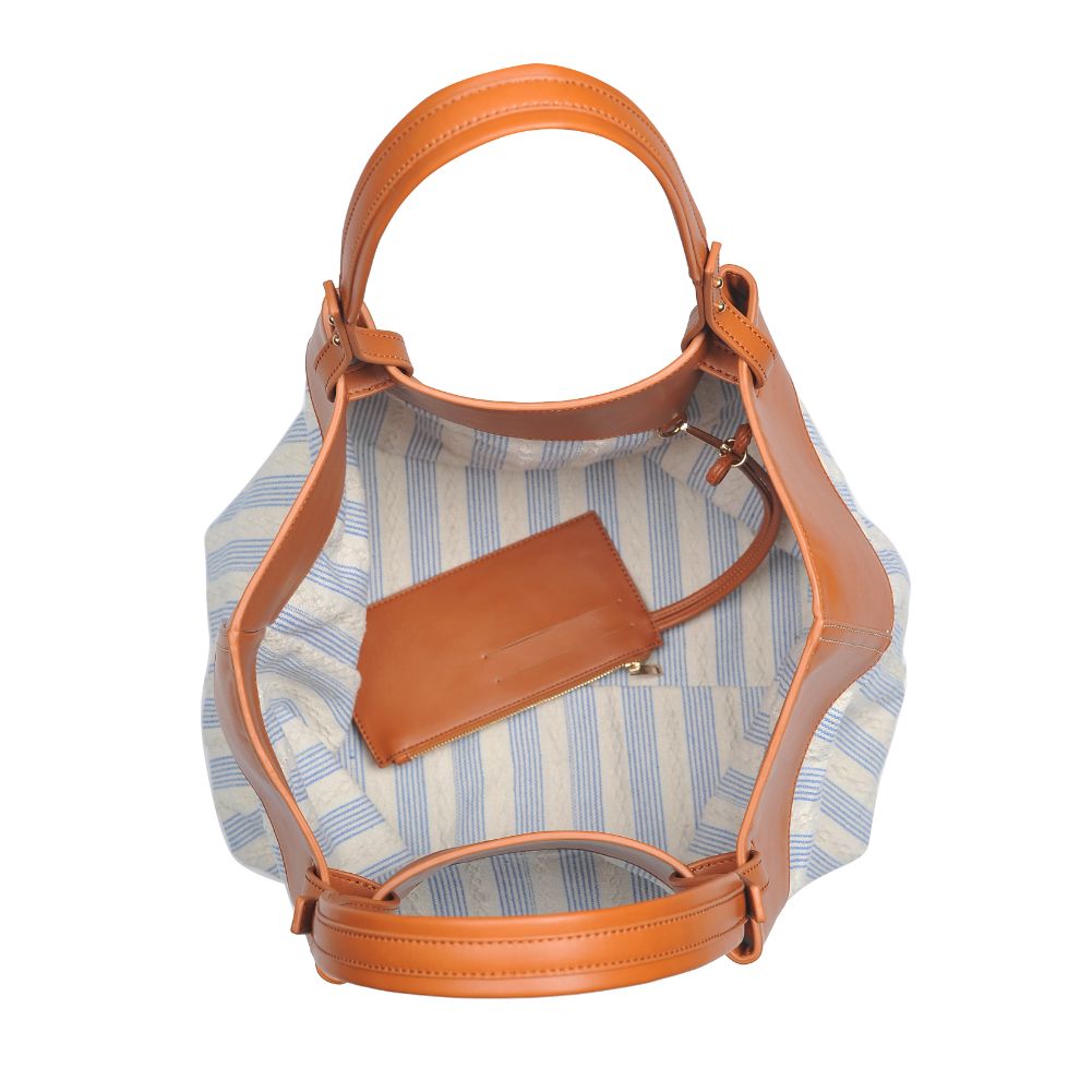 Product Image of Urban Expressions Kiara Tote 840611172334 View 4 | Blue Tan