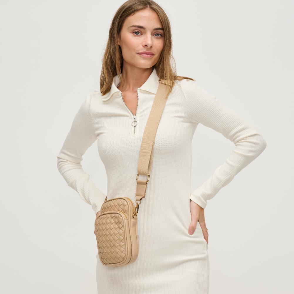 Woman wearing Natural Urban Expressions Celeste Crossbody 840611134684 View 2 | Natural