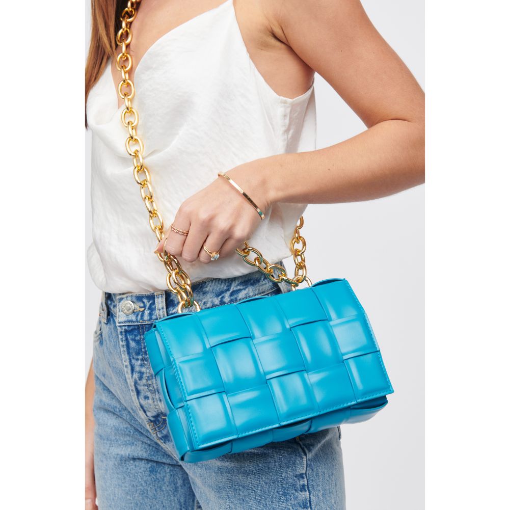 Woman wearing Ocean Urban Expressions Ines Crossbody 818209015066 View 1 | Ocean